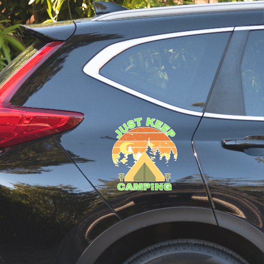 キャンプし保ている シール (車体側面)