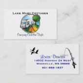 キャンプし、採取 コーリングカード (正面/裏面)