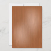 キャンプする篝火バースデーパーティ招待状 招待状 (裏面)