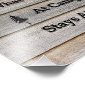 キャンプでのキャンプ滞在で起こること10x フォトプリント            (角)