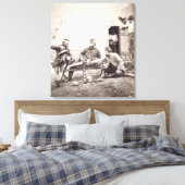 キャンプでの苦難(ローヌ大佐とキャプテンB) キャンバスプリント (インサイチュ (寝室))