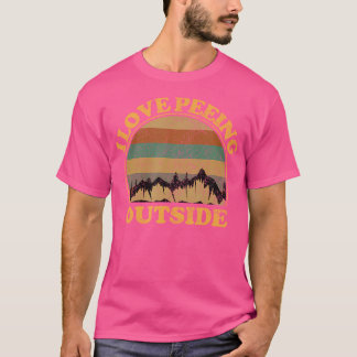 キャンプでボーイングがおもしろい大好き Tシャツ