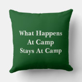 キャンプで何が起こるか クッション (裏面)