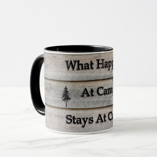 キャンプで何が起こるか マグカップ (正面左)