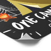 キャンプで思い出を一度に1つのキャンプ場にする ポスター (角)