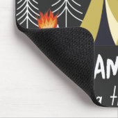 キャンプで思い出を一度に1つのキャンプ場にする マウスパッド (コーナー)