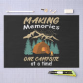 キャンプで思い出を作る 薄葉紙 (クラフト)