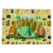 キャンプとハイキング ラージペーパーバッグ (裏面)