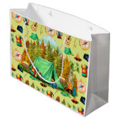 キャンプとハイキング ラージペーパーバッグ (裏面アングル)