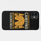 キャンプと飲酒 Case-Mate iPhoneケース (裏面(横))