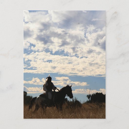 「キャンプに戻る」 ポストカード (正面)