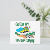 キャンプに行く ポストカード (スタンド正面)