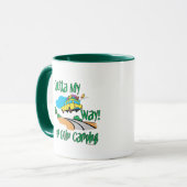 キャンプに行く マグカップ (正面左)