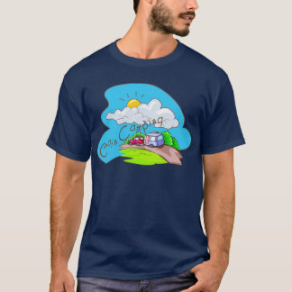 キャンプに行く Tシャツ