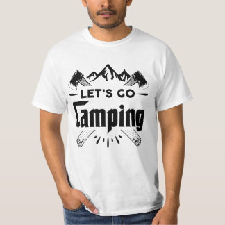 キャンプに行こう、キャンピングビーブ Tシャツ