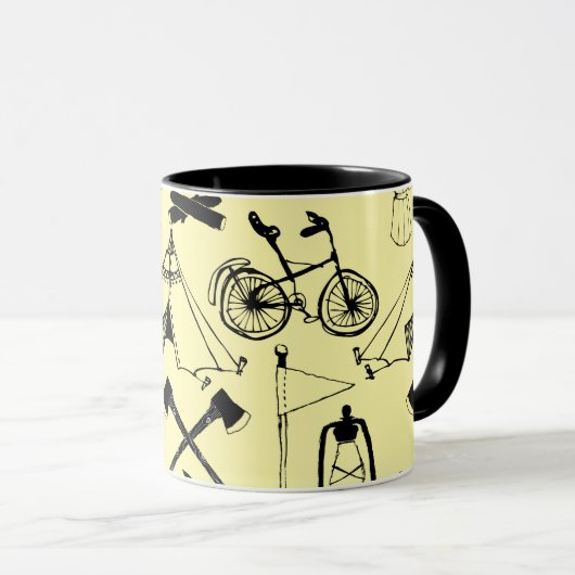 キャンプに行こう マグカップ (正面右)