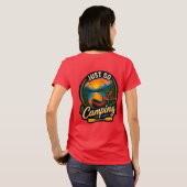 キャンプに行こう Tシャツ (裏面フル)
