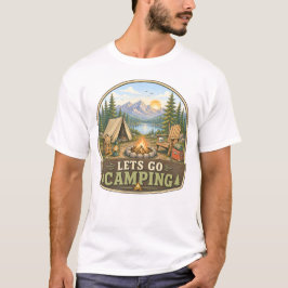 キャンプに行こうTシャツ Tシャツ