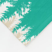 キャンプのおもしろいのご機嫌な人の素朴な森林姓 フリースブランケット (角)