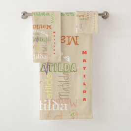 キャンプのためにセット完全なカスタマイズ一流のBathタオル: バスタオルセット