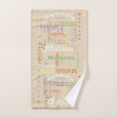 キャンプのためにセット完全なカスタマイズ一流のBathタオル: バスタオルセット (ハンドタオル)