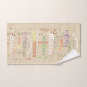 キャンプのためにセット完全なカスタマイズ一流のBathタオル: バスタオルセット (ハンドタオル)