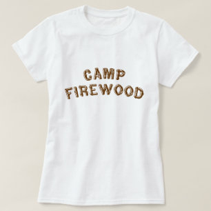 キャンプのまき Tシャツ