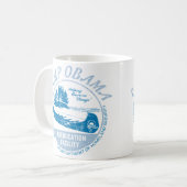 キャンプのオバマのマグ コーヒーマグカップ (正面左)