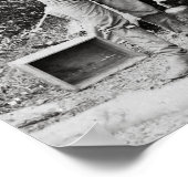 キャンプのカウボーイズ、1890。ヴィンテージ写真 ポスター (角)