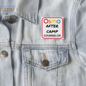 キャンプのカウンセラーボタンの後のOSMO 缶バッジ (インサイチュ)