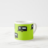 キャンプのトレーラーは緑 エスプレッソカップ (正面右)