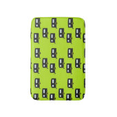 キャンプのトレーラーは緑 バスマット (正面縦)