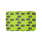 キャンプのトレーラーは緑 バスマット (正面)