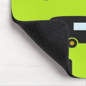 キャンプのトレーラーは緑 マウスパッド (コーナー)