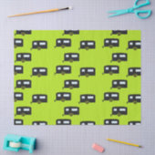 キャンプのトレーラーは緑 薄葉紙 (クラフト)