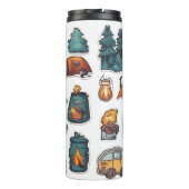 キャンプのパーソナライズ名 タンブラー (裏面)