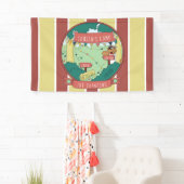 キャンプのパーソナライズ 横断幕 (インサイチュ)