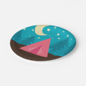 キャンプのパーティー ペーパープレート (アングル)