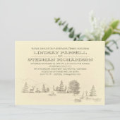 キャンプのプレリハーサルディナー招待状 招待状 (スタンド正面)