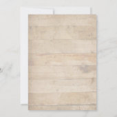 キャンプのベビーシャワーのパーティの招待状 招待状 (裏面)