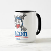 キャンプのベーコンの2016年のコーヒー・マグ マグカップ (正面右)