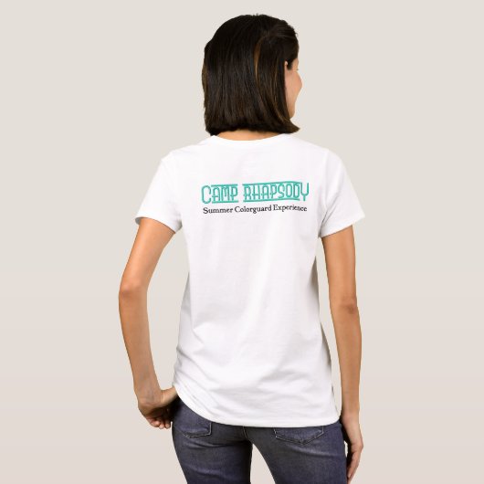 キャンプのラプソディ2019のティー Tシャツ (裏面フル)