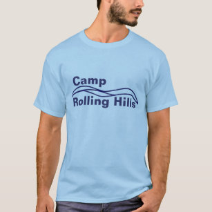 キャンプのローリング・ヒルズのワイシャツ Tシャツ