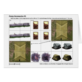 キャンプの付属品-トークンカード