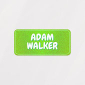 キャンプの名前ラベル（防水の衣類ラベル） ラベル (デザイン1)