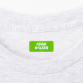 キャンプの名前ラベル（防水の衣類ラベル） ラベル (貼付)