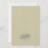 キャンプの夜通しの週末の誕生会の招待 招待状 (裏面)