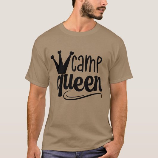 キャンプの女王 Tシャツ (正面)