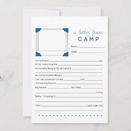 キャンプの手紙セット ノートカード