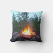 キャンプの火 クッション (正面)